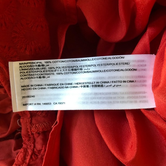 Finders Keepers NWT Red Memento Ruffle Midi Dress - Picture 10 of 11